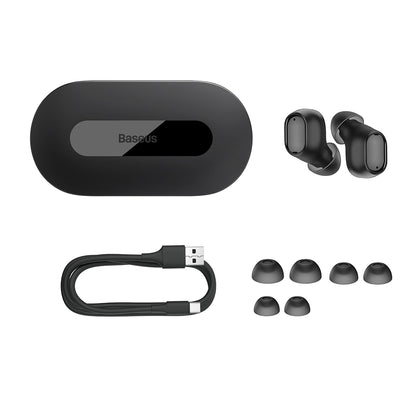 Handsfree Bluetooth Baseus Bowie EZ10, TWS, Negru A00054300116-Z1