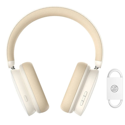 Handsfree Bluetooth Baseus Bowie H1, A2DP, ANC, Crem NGTW230202