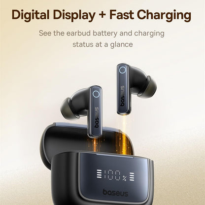 Handsfree Bluetooth Baseus Bowie 35, TWS, Negru A00073800123-00