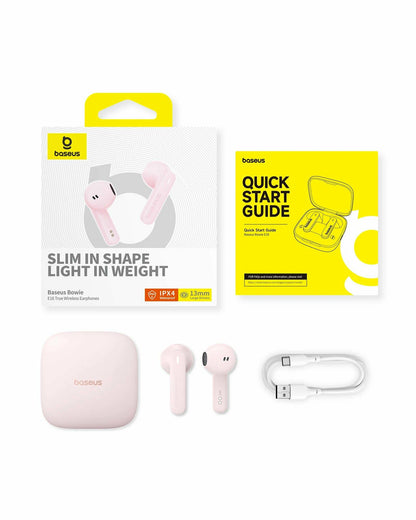 Handsfree Bluetooth Baseus Bowie E16, TWS, Roz A00061900413-01