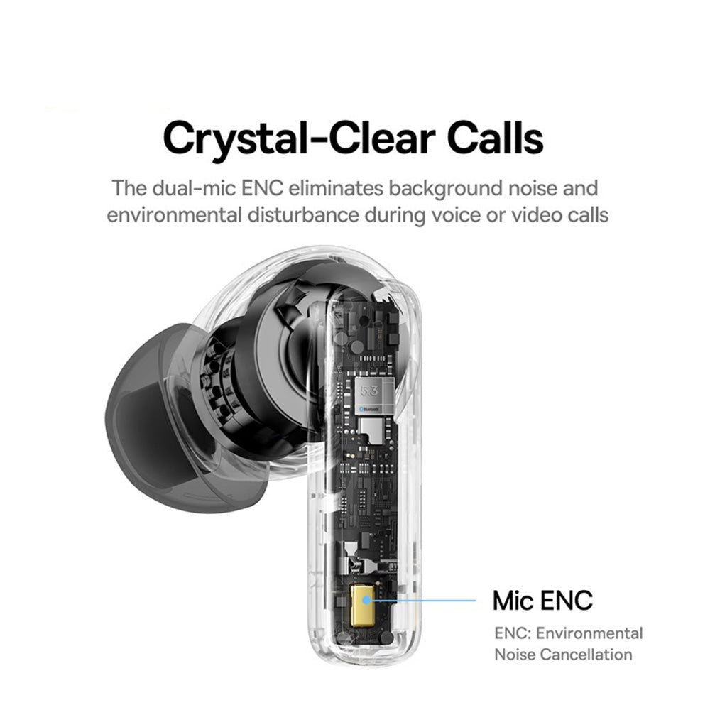 Handsfree Bluetooth Baseus Bowie E19, TWS, Negru A00069600113-00