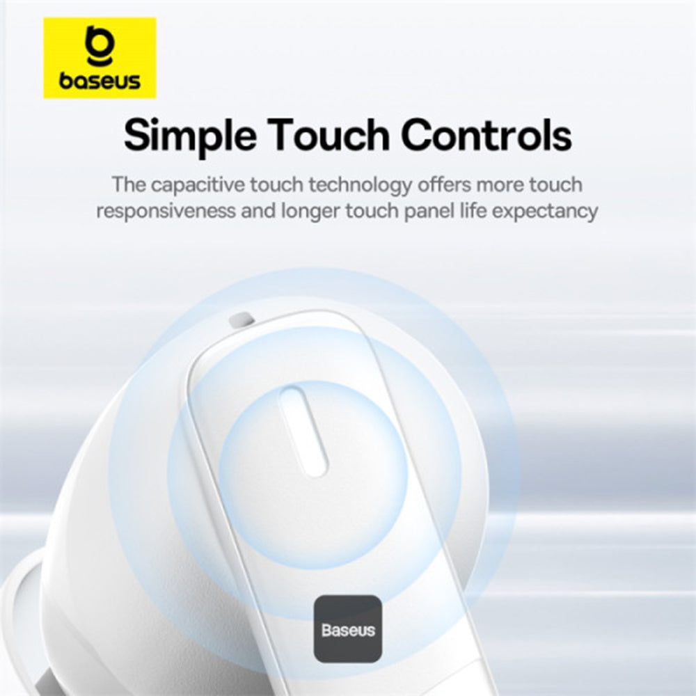 Handsfree Bluetooth Baseus Bowie E20, TWS, Alb A00069700223-00