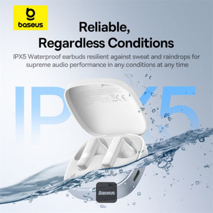 Handsfree Bluetooth Baseus Bowie E20, TWS, Alb A00069700223-00