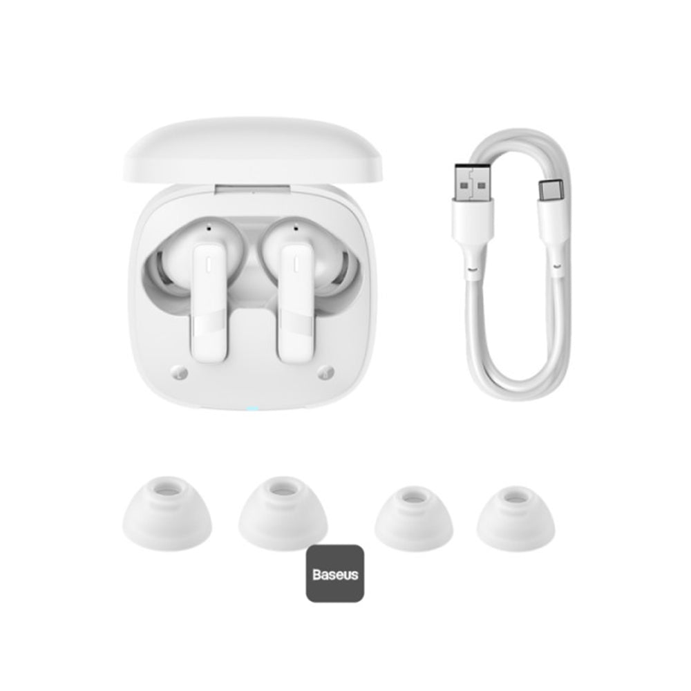 Handsfree Bluetooth Baseus Bowie E20, TWS, Alb A00069700223-00