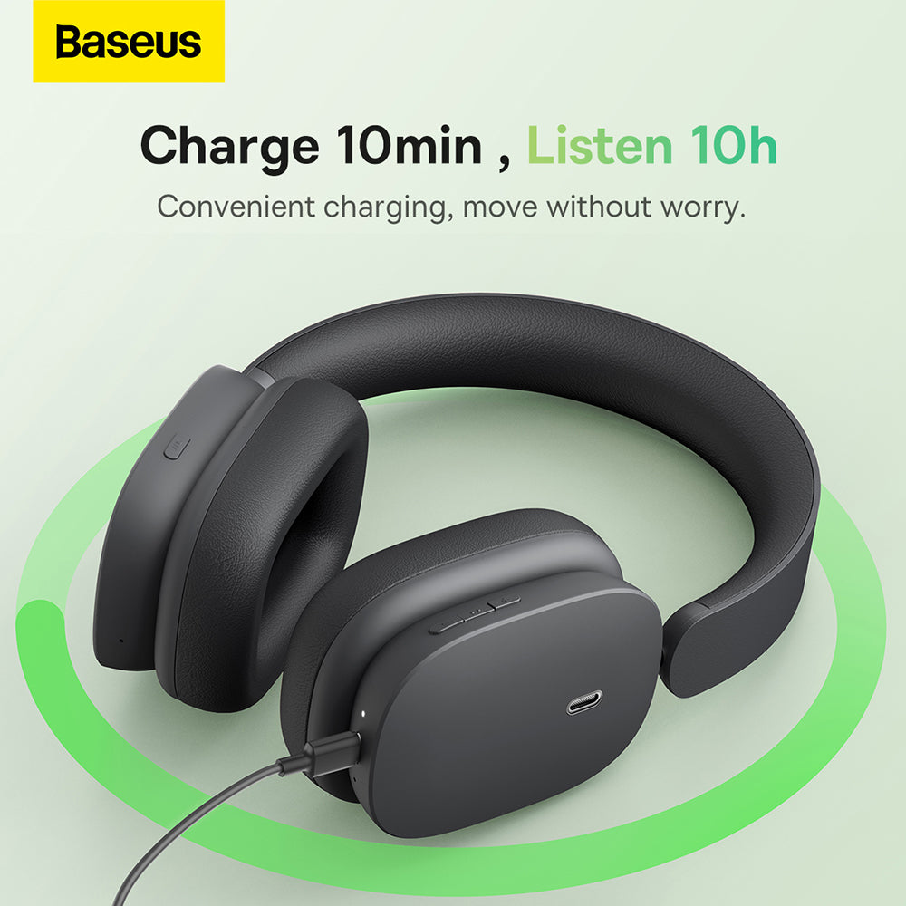 Handsfree Bluetooth Baseus Bowie H1, A2DP, ANC, Crem NGTW230202