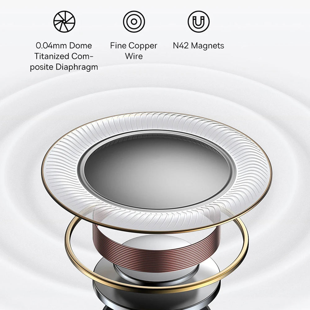 Handsfree Bluetooth Baseus Bowie M2, TWS, Alb A00024000221-Z1