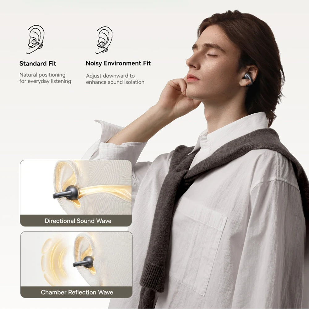 Handsfree Bluetooth Baseus Bowie MC1 Pro, TWS, MultiPoint, Negru A0102503