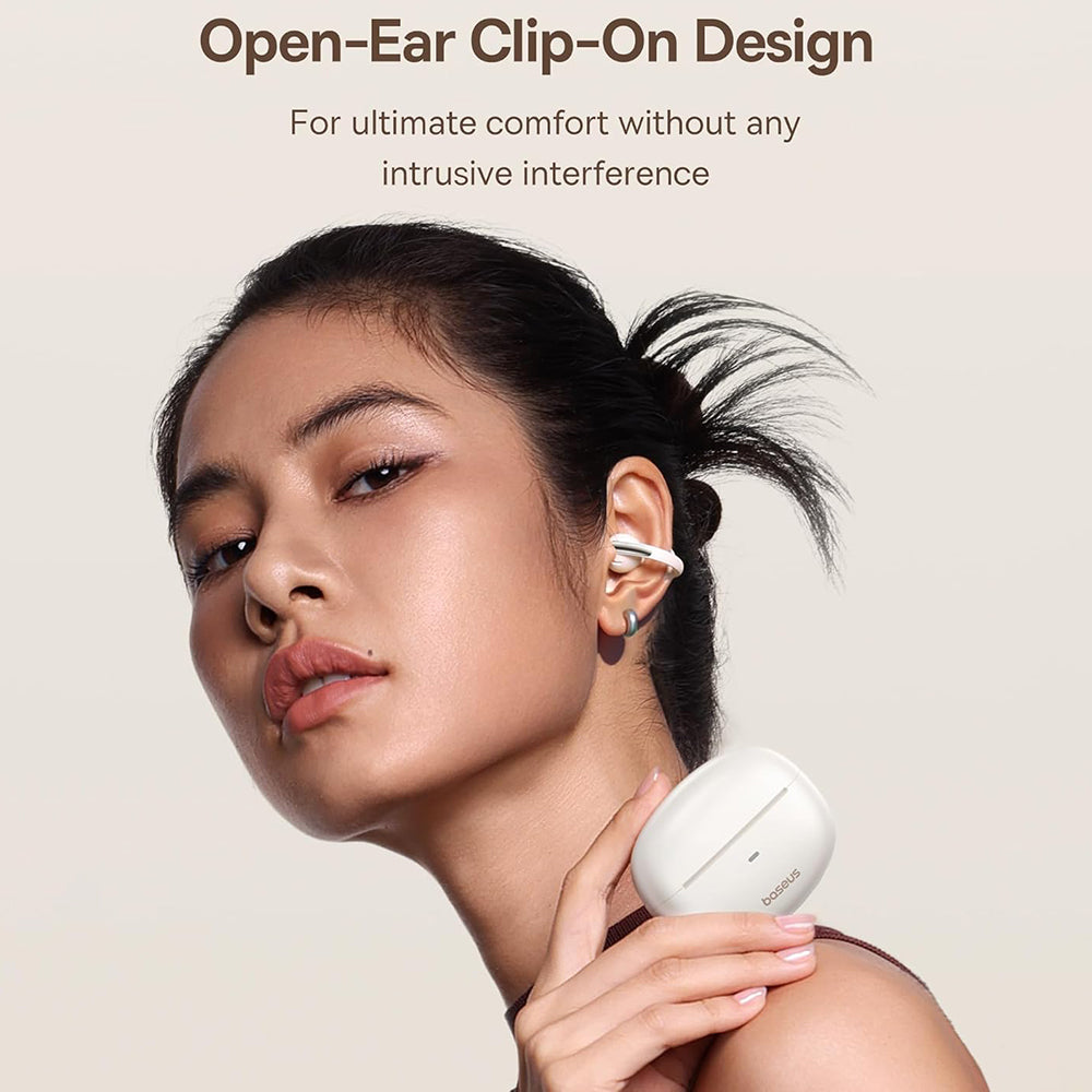 Handsfree Bluetooth Baseus Bowie MC1, TWS, Alb A00083501226-00