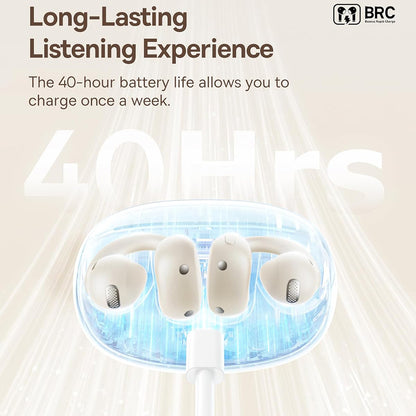 Handsfree Bluetooth Baseus Bowie MC1, TWS, Alb A00083501226-00