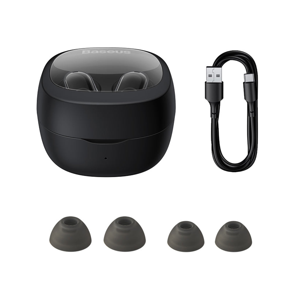 Handsfree Bluetooth Baseus Bowie WM02, TWS, Negru NGTW370201