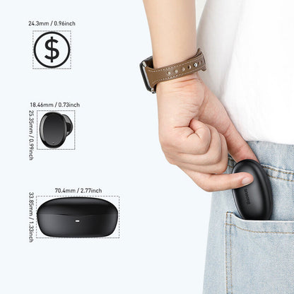 Handsfree Bluetooth Baseus Encok W11, TWS, Negru NGTW060001