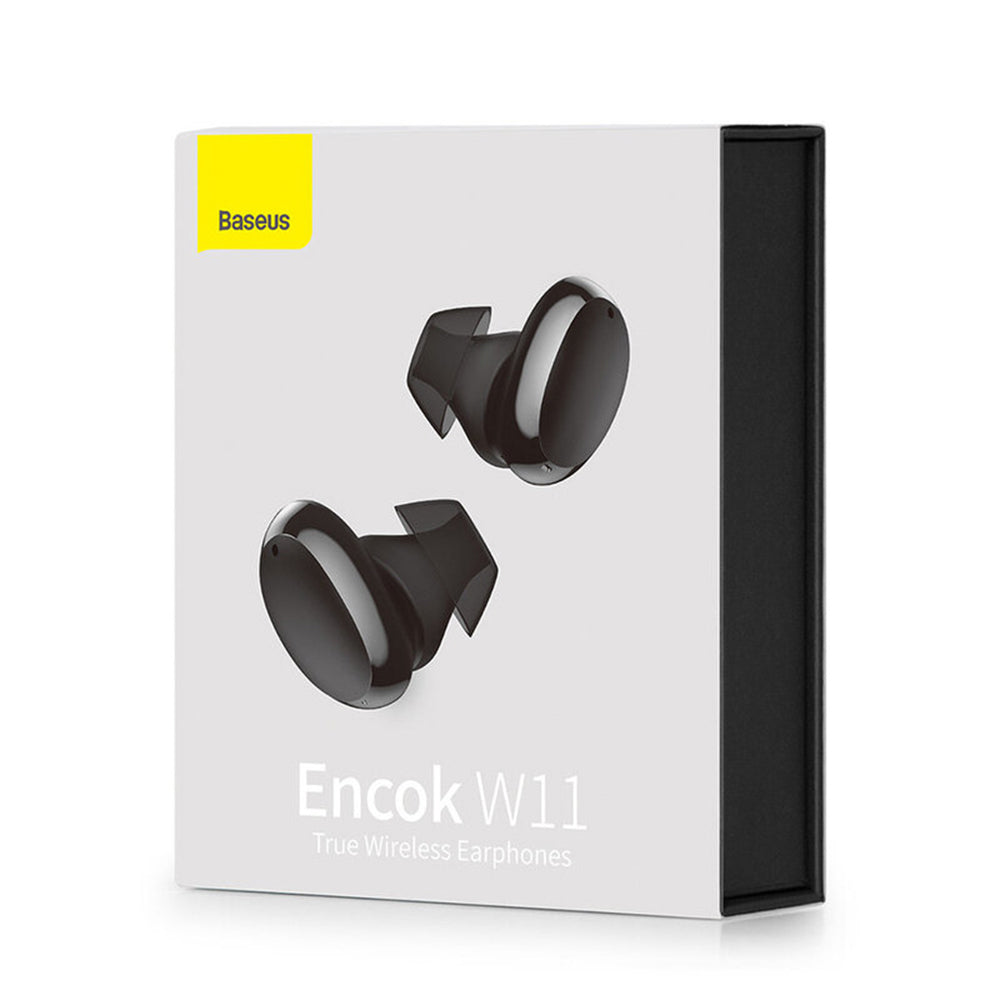Handsfree Bluetooth Baseus Encok W11, TWS, Negru NGTW060001