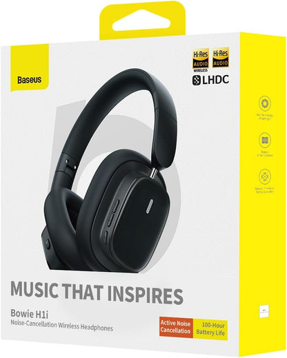 Handsfree Bluetooth Baseus H1i, A2DP, ANC, Negru A00050402113-00