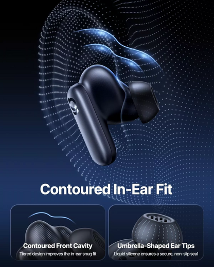 Handsfree Bluetooth Baseus Inspire XP1 Sound by Bose, TWS, ANC, Negru A0010902
