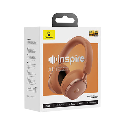 Handsfree Bluetooth Baseus Inspire XH1 Sound by Bose, A2DP, ANC, Portocaliu Coral A0203600