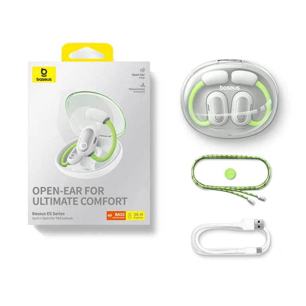 Handsfree Bluetooth Baseus PM20A, TWS, Verde A00064400641-00