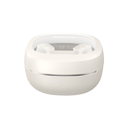 Handsfree Bluetooth Baseus WM02+, TWS, Alb NGTW370302