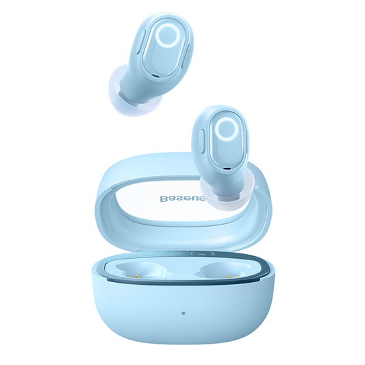 Handsfree Bluetooth Baseus WM02+, TWS, Albastru NGTW370303