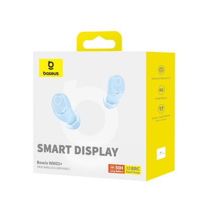 Handsfree Bluetooth Baseus WM02+, TWS, Albastru NGTW370303