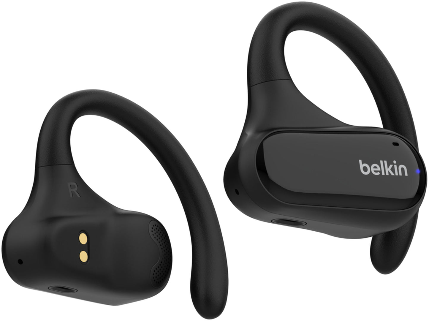 Handsfree Bluetooth Belkin SoundForm ClearFit, TWS, Multipoint, Negru AUC013ctBK