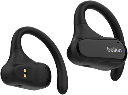 Handsfree Bluetooth Belkin SoundForm ClearFit, TWS, Multipoint, Negru AUC013ctBK