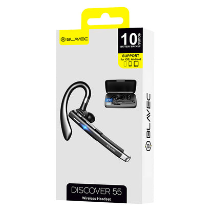 Handsfree Bluetooth Blavec Discover 55, MultiPoint, A2DP, Negru