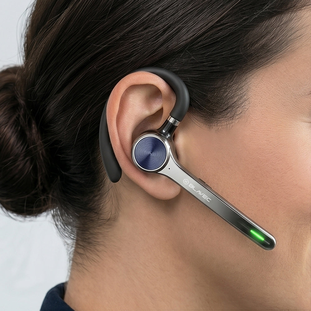 Handsfree Bluetooth Blavec Talk 1, MultiPoint, A2DP, Negru