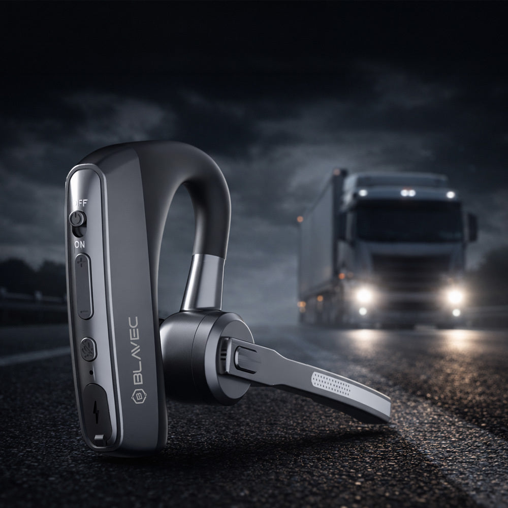 Handsfree Bluetooth Blavec Voyager 1, MultiPoint, A2DP, Negru