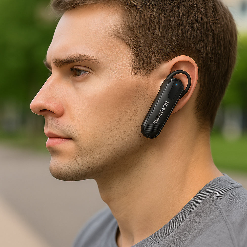 Handsfree Bluetooth Borofone BC20 Smart Business, A2DP, Negru