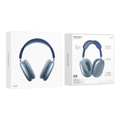 Handsfree Bluetooth Borofone BO22 Elegant, A2DP, Albastru