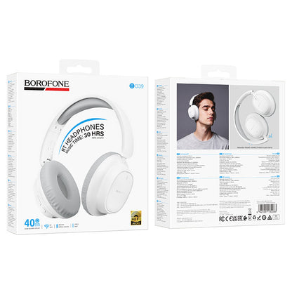 Handsfree Bluetooth Borofone BO39 Melotide, A2DP, Alb