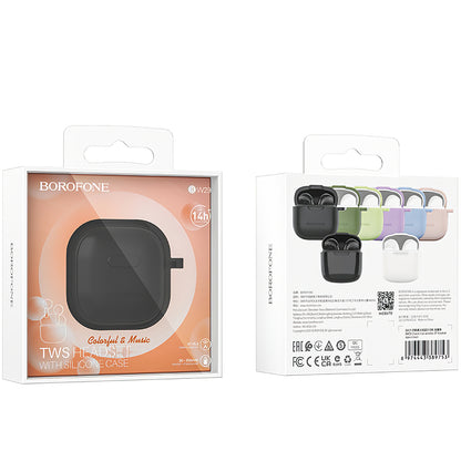 Handsfree Bluetooth Borofone BW29, TWS, Negru