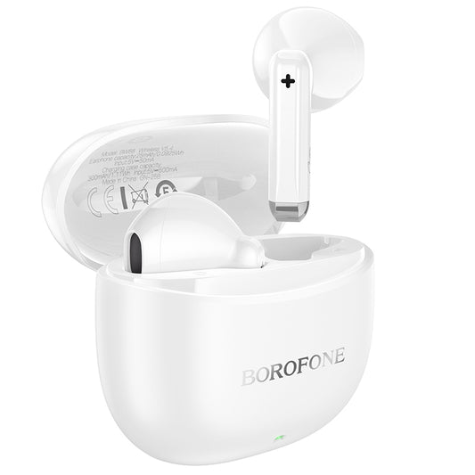 Handsfree Bluetooth Borofone BW88 Deep Rhyme, TWS, Alb