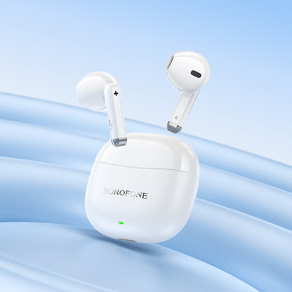 Handsfree Bluetooth Borofone BW88 Deep Rhyme, TWS, Alb