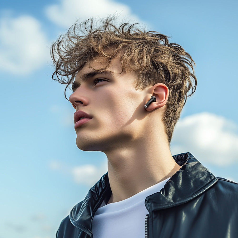 Handsfree Bluetooth Borofone BW88 Deep Rhyme, TWS, Negru