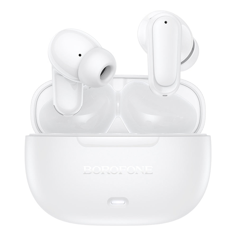 Handsfree Bluetooth Borofone BW96 Mellow, TWS, Alb