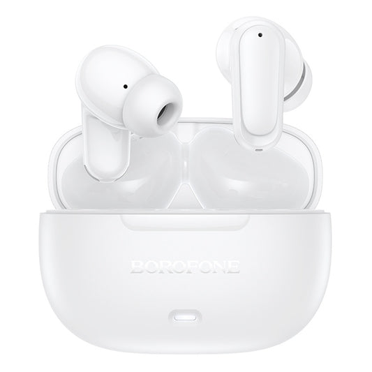 Handsfree Bluetooth Borofone BW96 Mellow, TWS, Alb
