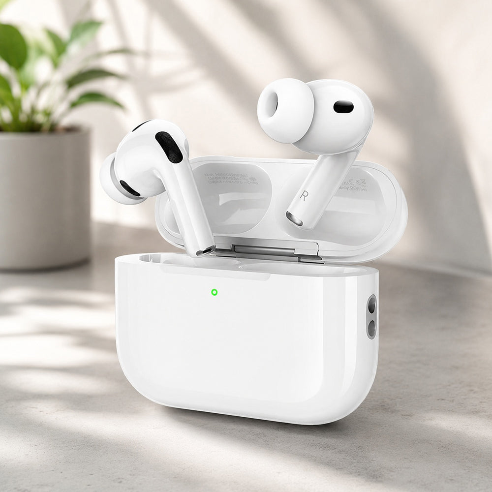 Handsfree Bluetooth Borofone BW99, TWS, ANC, Alb