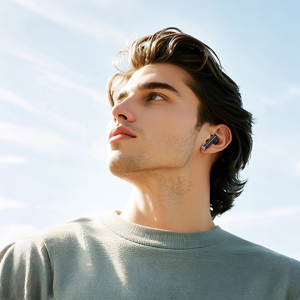 Handsfree Bluetooth Borofone FQ10 Joyful, TWS, Negru