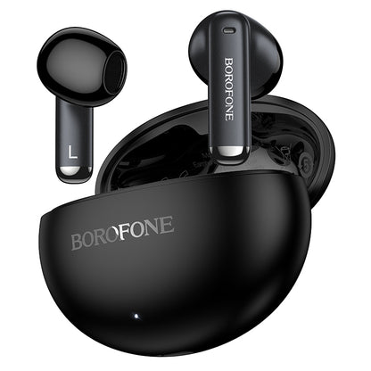 Handsfree Bluetooth Borofone FQ12 Nice, TWS, Negru