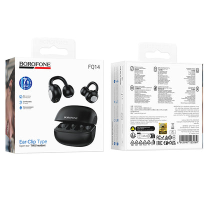 Handsfree Bluetooth Borofone FQ14 Joy, TWS, Negru