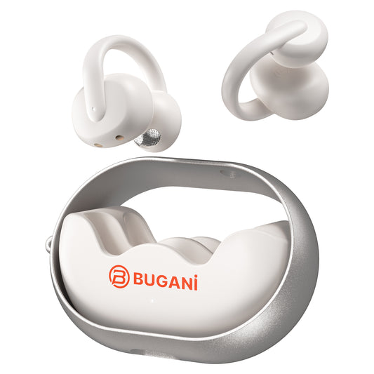 Handsfree Bluetooth Bugani Clip B21, TWS, Alb