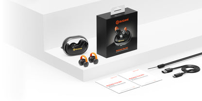 Handsfree Bluetooth Bugani Clip B21, TWS, Alb
