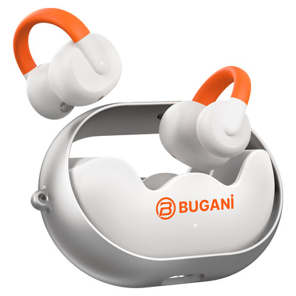 Handsfree Bluetooth Bugani Clip B21, TWS, Alb