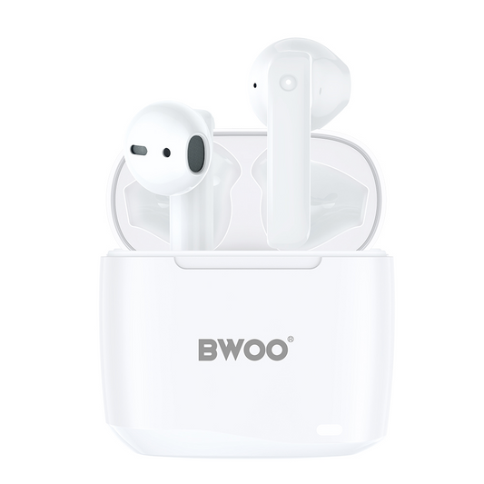 Handsfree Bluetooth BWOO BW94, TWS, Alb