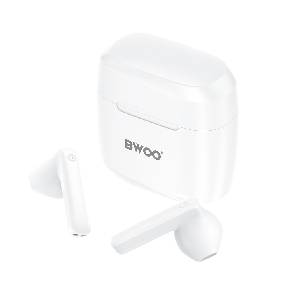 Handsfree Bluetooth BWOO BW94, TWS, Alb
