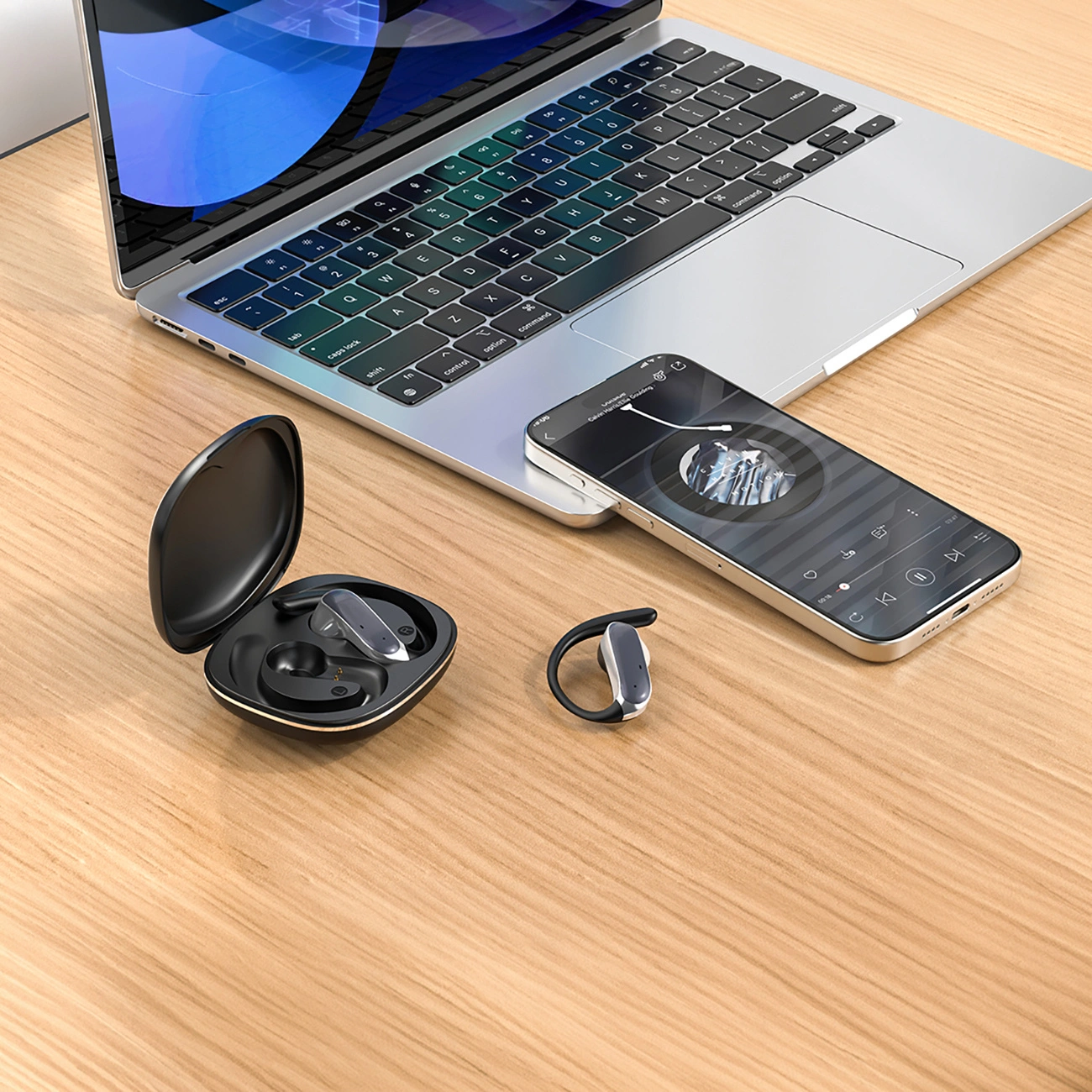 Handsfree Bluetooth Dudao U17Z, TWS, Negru