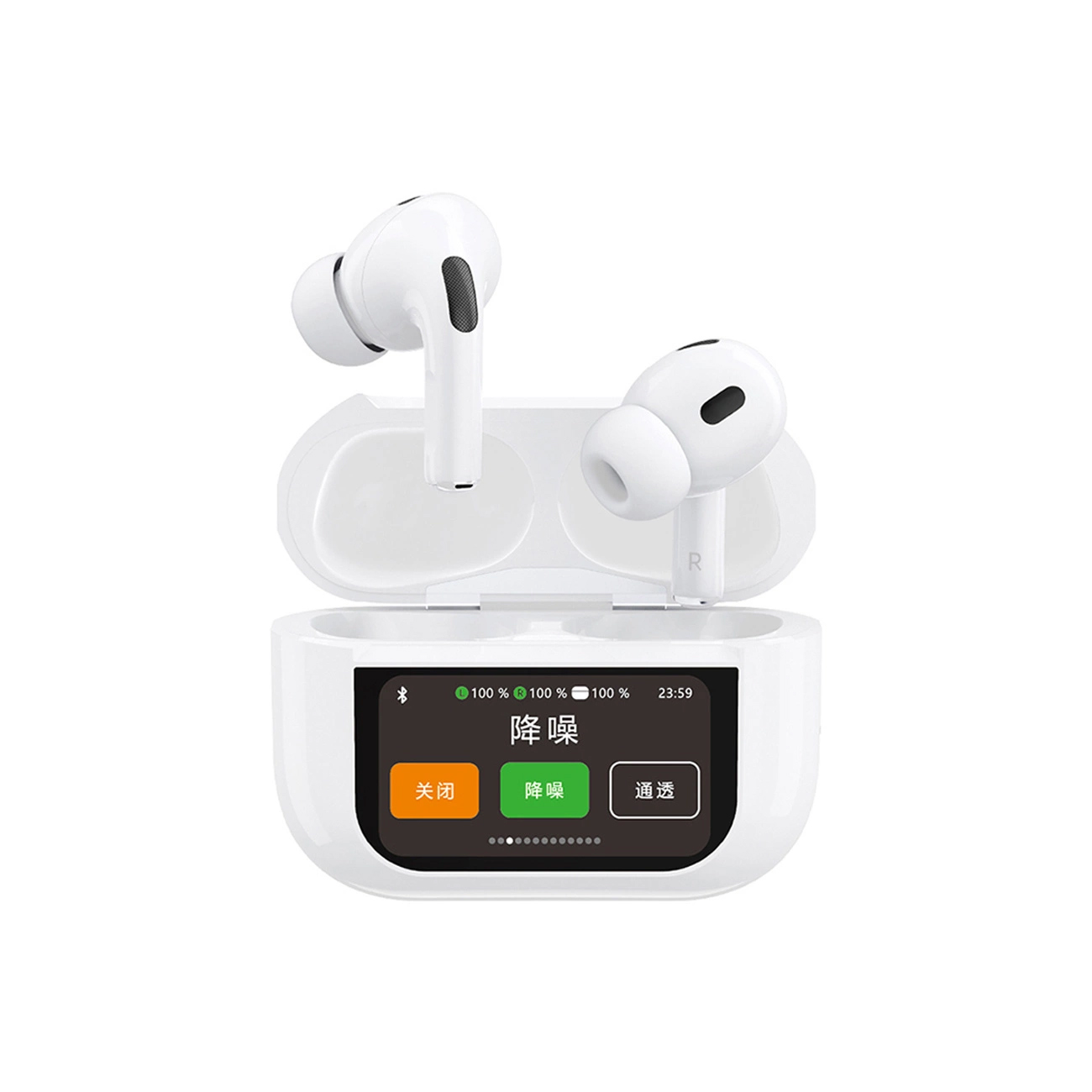 Handsfree Bluetooth Dudao U19 Display, TWS, Alb, Resigilat