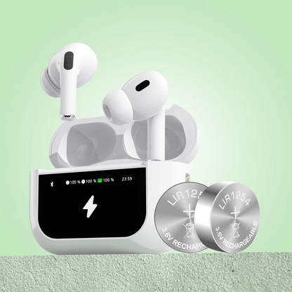 Handsfree Bluetooth Dudao U19 Display, TWS, Alb, Resigilat