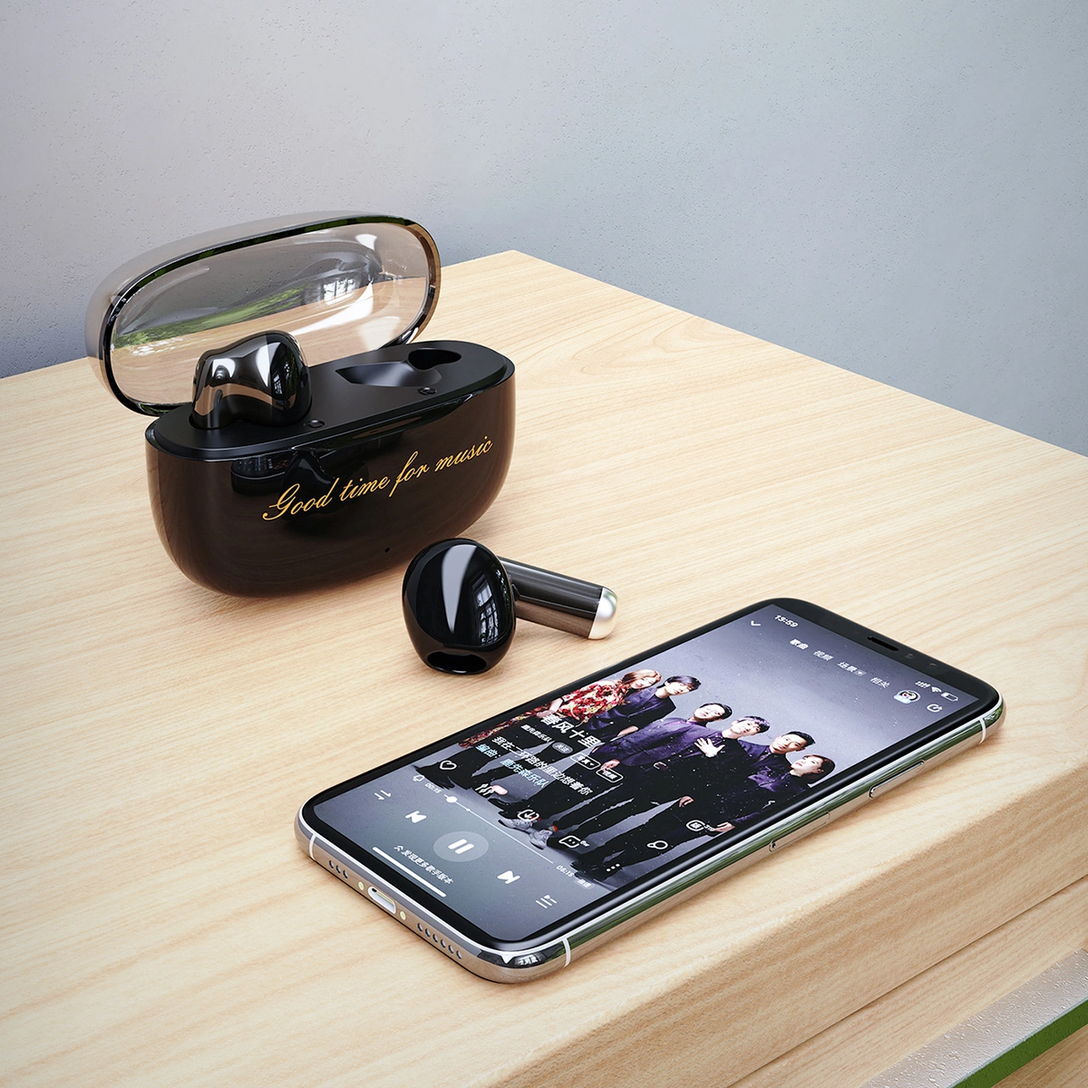 Handsfree Bluetooth Dudao U8, TWS, Negru